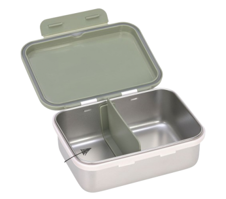 Lassig Lonchera Happy Prints Light Olive de Acero 