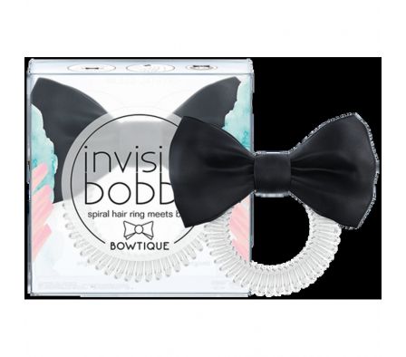 InvisiBobble Goma c/Moño True Black 1U