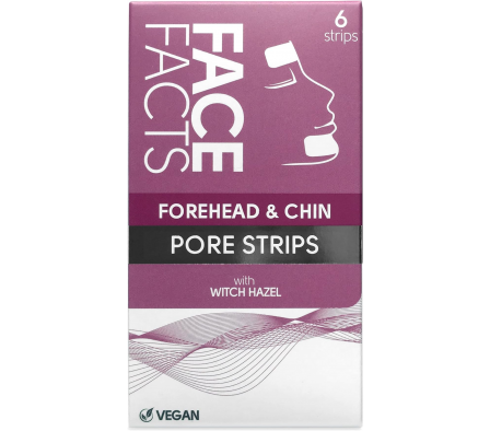 FaceFacts Bandas p/ Nariz y Barbilla 6 pcs