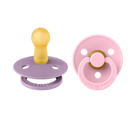 Bibs Chupete Colour Lavender/Pink 6m+ 2 Unid