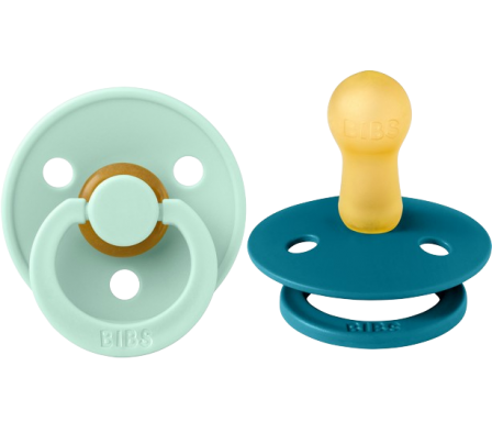 Bibs Chupete Colour Nordic Mint/Forest 0m+ 2 Unid