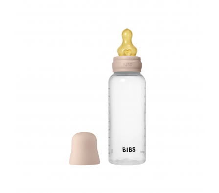 Bibs Biberon Round Latex Flujo Medio Blush 270ml