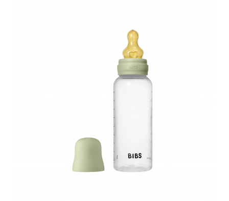 Bibs Biberon Round Latex Flujo Medio Sage 270ml