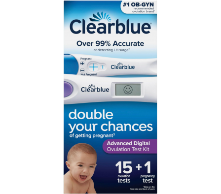Clear Blue1 15 Test de Ovulacion + 1 Emabrazo