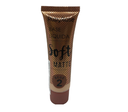 RubyRose Base Liquida Soft Matte Beige 2