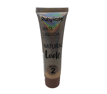 RubyRose Base Liquida Natural Look Beige 2