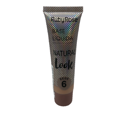 RubyRose Base Liquida Natural Look Beige 6