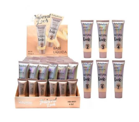 RubyRose Base Liquida Natural Look Beige 7