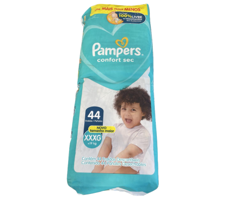 Pampers Pañal Confort Sec XXXG 44 Unidades