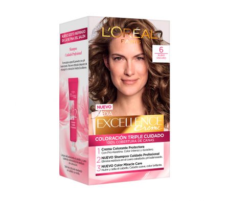 Loreal Excellence Tinte Rubio Oscuro N6