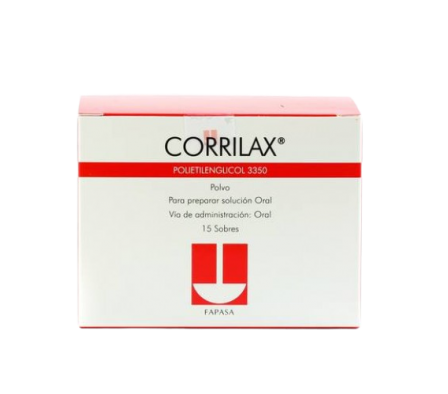 Corrilax Polietilenglicol 3350 Polvo Caja 15 Sobre