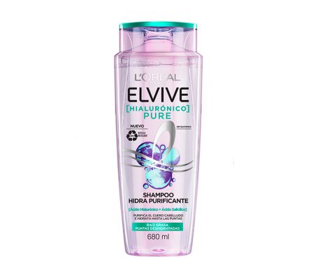 Elvive Shampoo Hialuronico Pure 680ml 