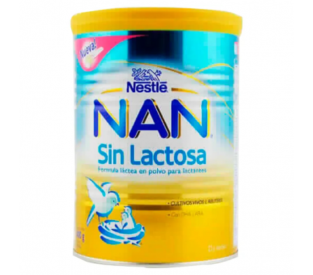 Nestle NAN Leche en Polvo Sin Lactosa 400 g