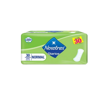 Nosotras Protector Diario Normal de 30 Uni.
