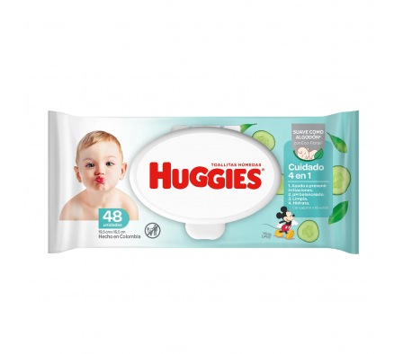 Huggies Toallitas Higienica Cuidado 4 en 1 48 Unid