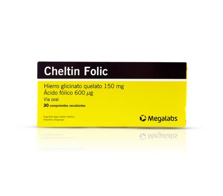 Cheltin Folic 30 Comprimidos Recubiertos
