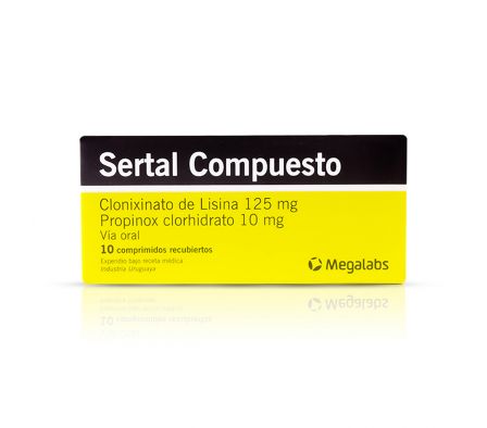 Sertal Compuesto 10 Comprimidos Recubiertos