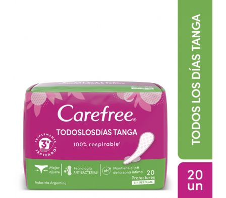Carefree Todos Los Días Tanga 20 Unidades