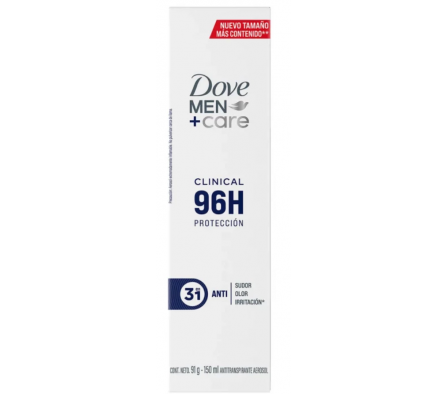 Dove Men Desodorante Aerosol Care 96h 150ml