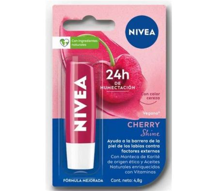 Nivea Protector Labial Cherry Shine 4,8gr