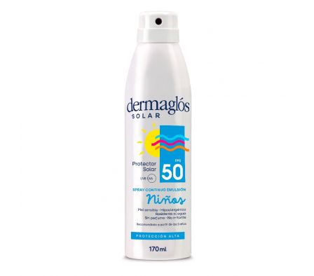Dermaglós Protector Solar FPS50 Spray Continuo Kid