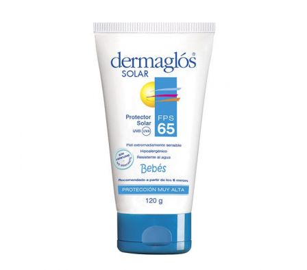 Dermaglos Protector Solar Bebé FPS 65 Crema 120gr
