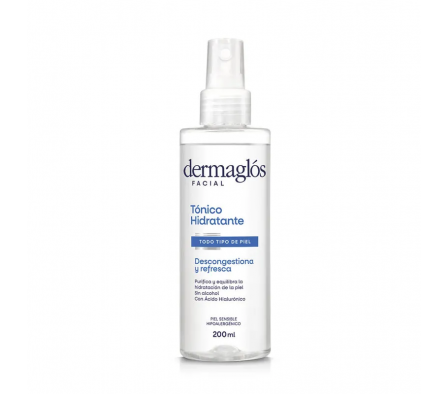 Dermaglos Facial Tónico Hidra Descongestivo 200ml