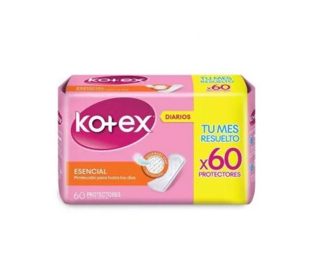 Kotex Protectores Diarios Esencial 60 Unidades