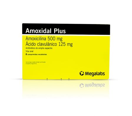 Amoxidal Plus Sol. Oral 8 Comprimidos Recubiertos