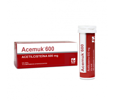 Acemuk 600 - 10 Comprimidos Efervescentes