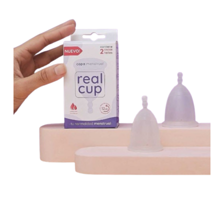 Real Cup Copa Menstrual x2 Unidades.