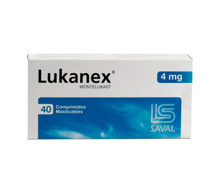 Lukanex 4 mg 40 Comprimidos Recubiertos