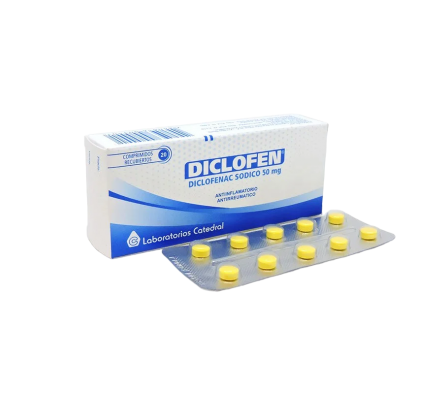 Diclofen Diclofenac Sodico 50 mg Caja de 20 compri