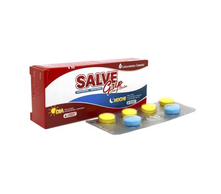 Salve Grip Día/Noche - Caja de 6 Comprimidos