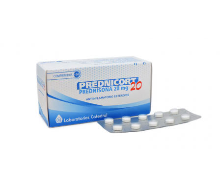Prednicort 20 Prednisona 20 mg - Caja de 20 compri