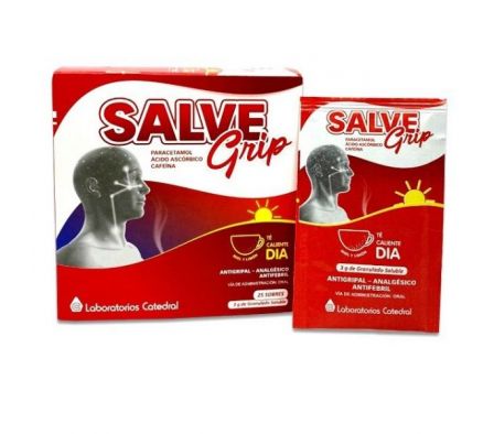 Salve Grip Plus Te Caliente Dia 500 mg - 1 Sobre