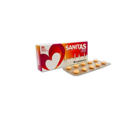 Sanitas Ácido Acetilsalicilico 125 mg - 30 Comprim