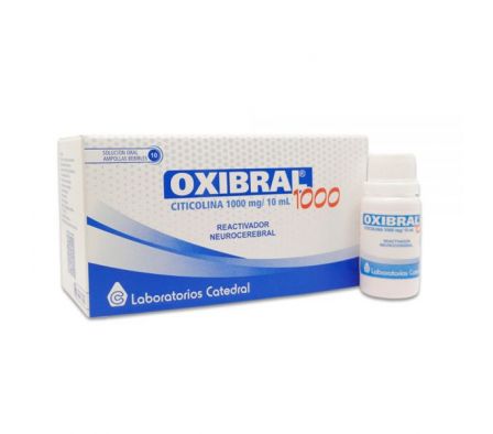 Oxibral Citicolina 1000 - Solucion Oral 10 Ampolla