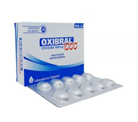 Oxibral Citicolina 1000 mg - Cont. 30 Comprimidos