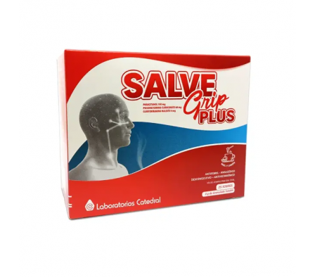 Salve Grip Plus Paracetamol 500mg - 1 Sobre