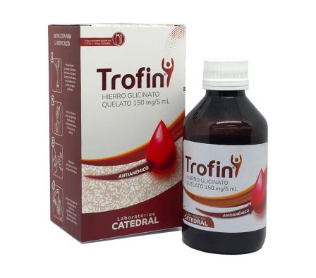 Trofin Hierro Glicinato Quelato 150mg Frasco 120ml