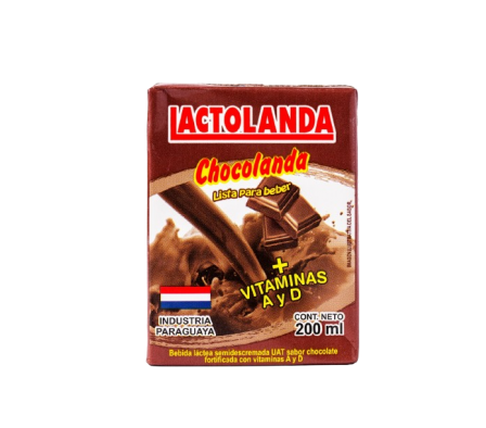 Lactolanda Leche Chocolatada de 200 ml.