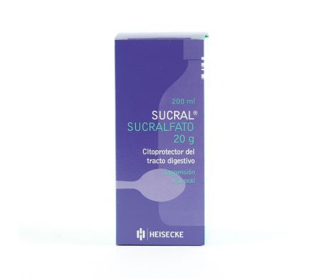 Sucral Sucralfato 20g Suspensión Oral 200ml