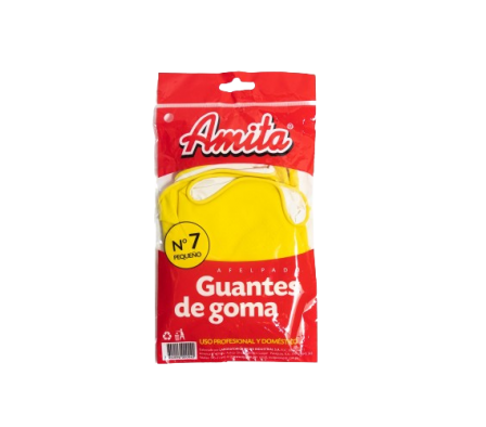 Amita Guantes de Goma No.7