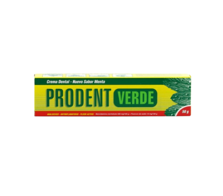 Prodent Verde Crema Dental Menta 50g