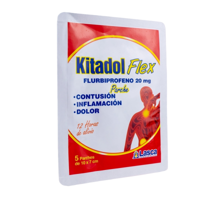 Kitadol Flex 20mg - 5 Parches 10x7cm