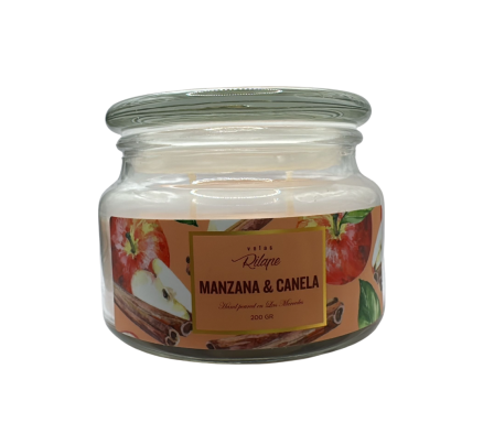 Rilape Vela Aromatica 200gr - Manzana - Canela