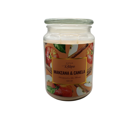 Rilape Vela Aromatica 600gr - Manzana - Canela