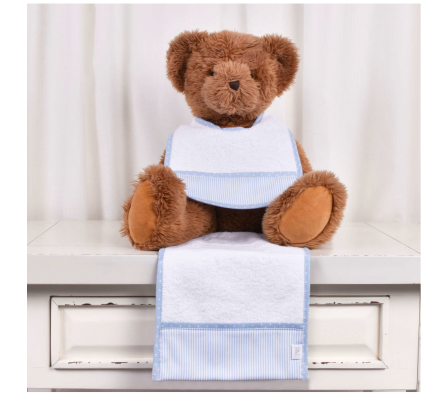 Pilar Kit babero + toalla de mano Classic