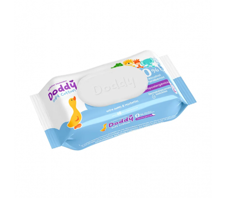 Doddy Toallitas Humedas Soft Cotton 48 Unidades